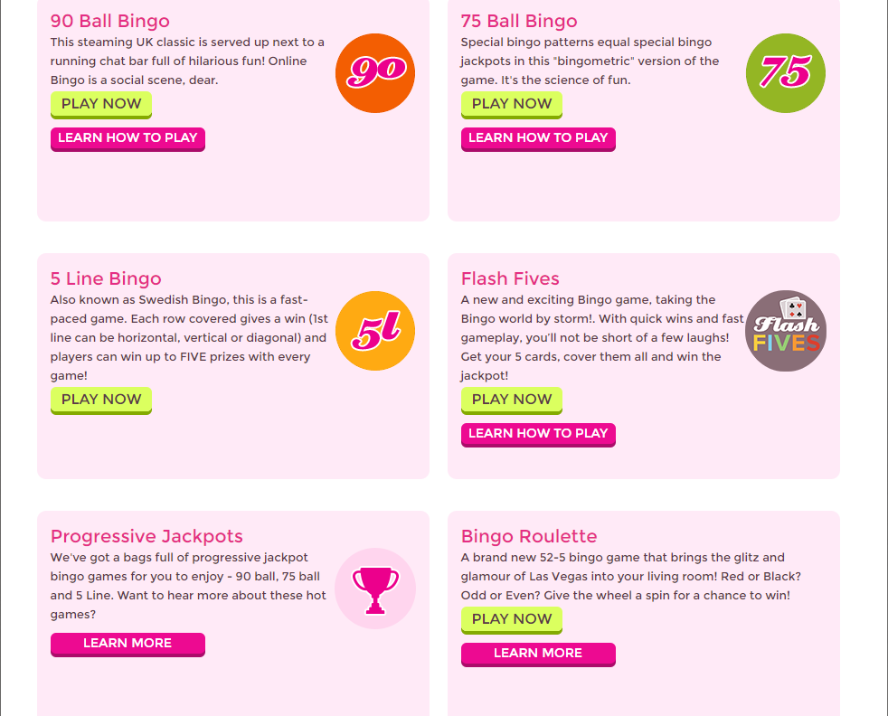 Bingo Offers at 888Ladies