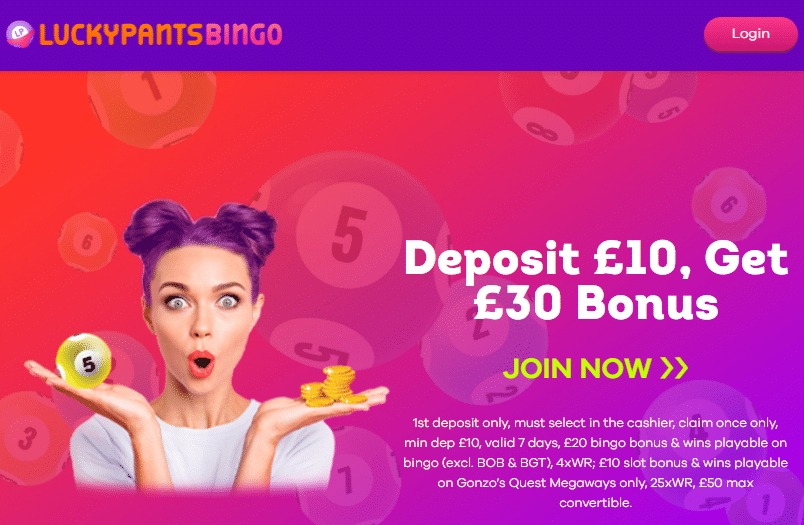 lucky pants bingo exclusive slots