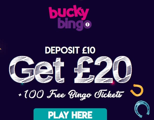 Bucky bingo welcome bonus offer